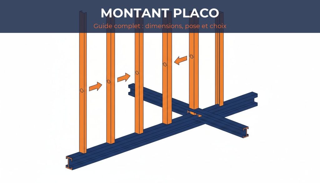 Montant placo - guide complet des profilés métalliques pour cloison