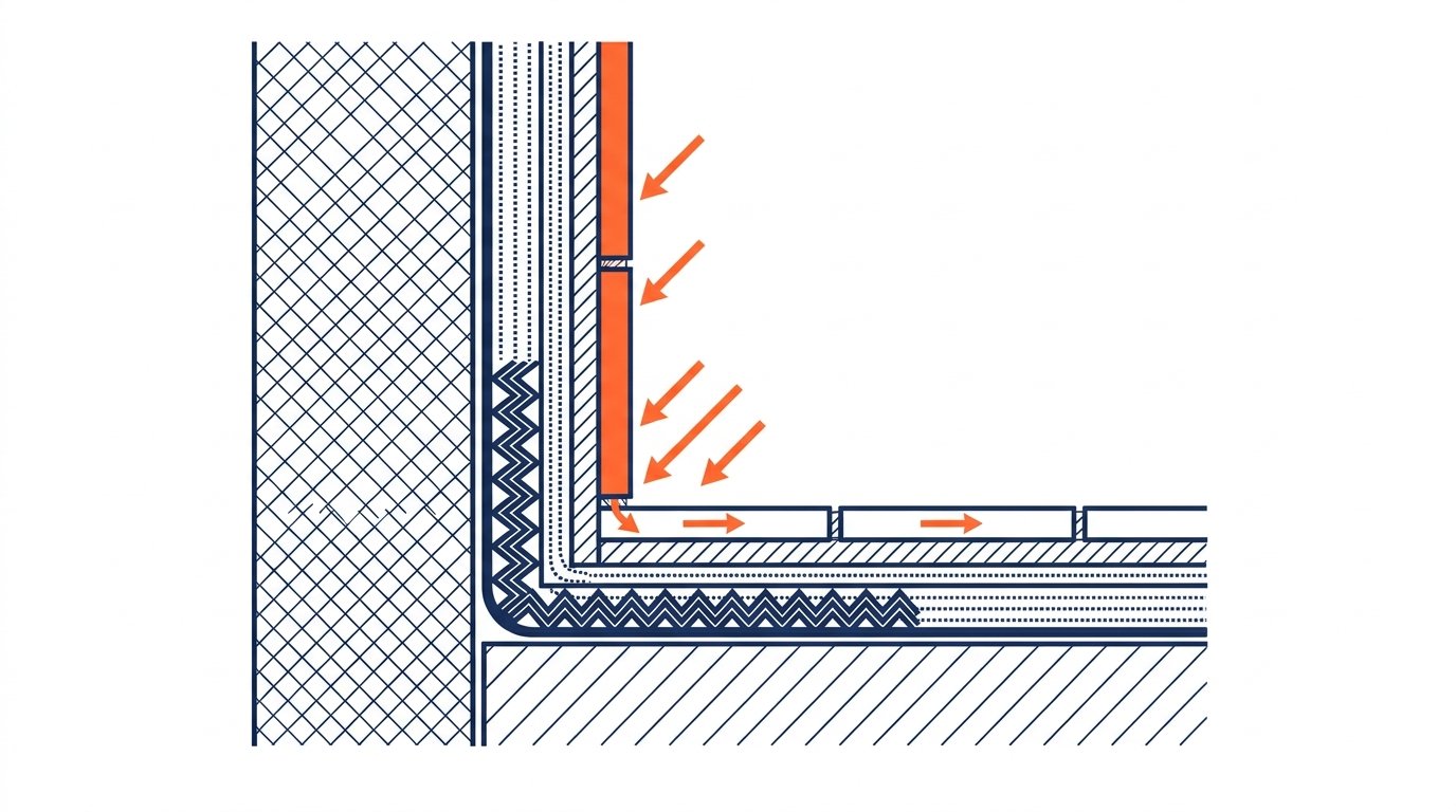 Placo salle de bain pose - membrane d'étanchéité SPEC sous carrelage zone douche