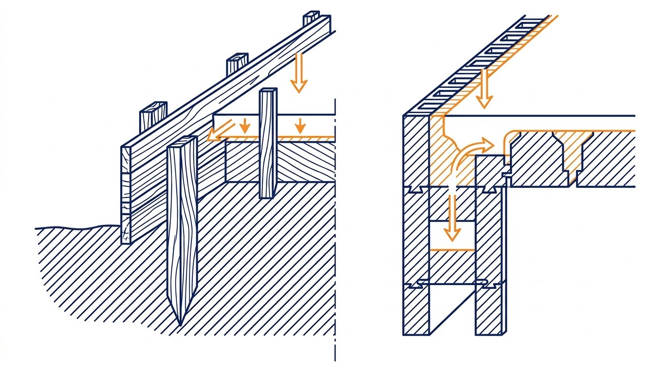 Coffrage dalle béton technique - comparaison coffrage bois et coffrage perdu polystyrène