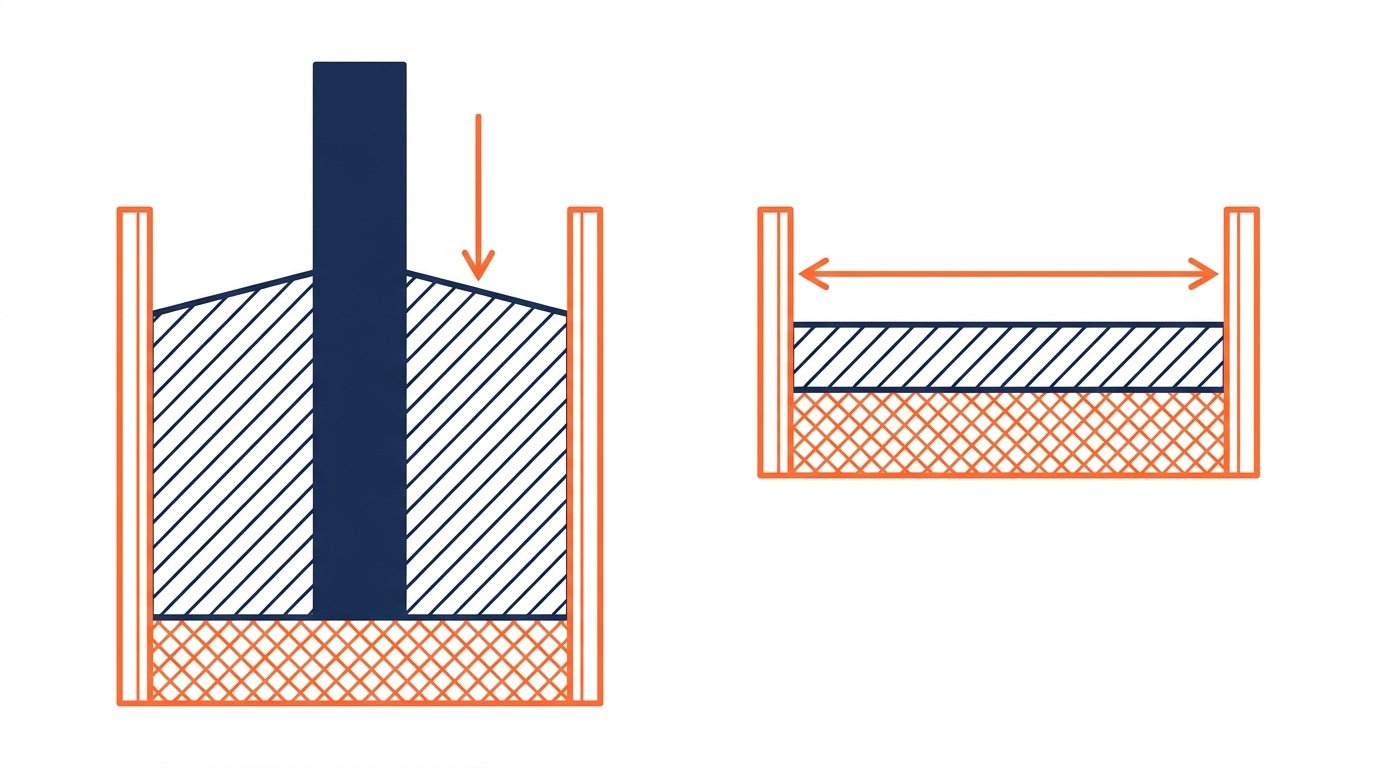 Coulage beton petite quantite sans toupie pour poteau et petite dalle