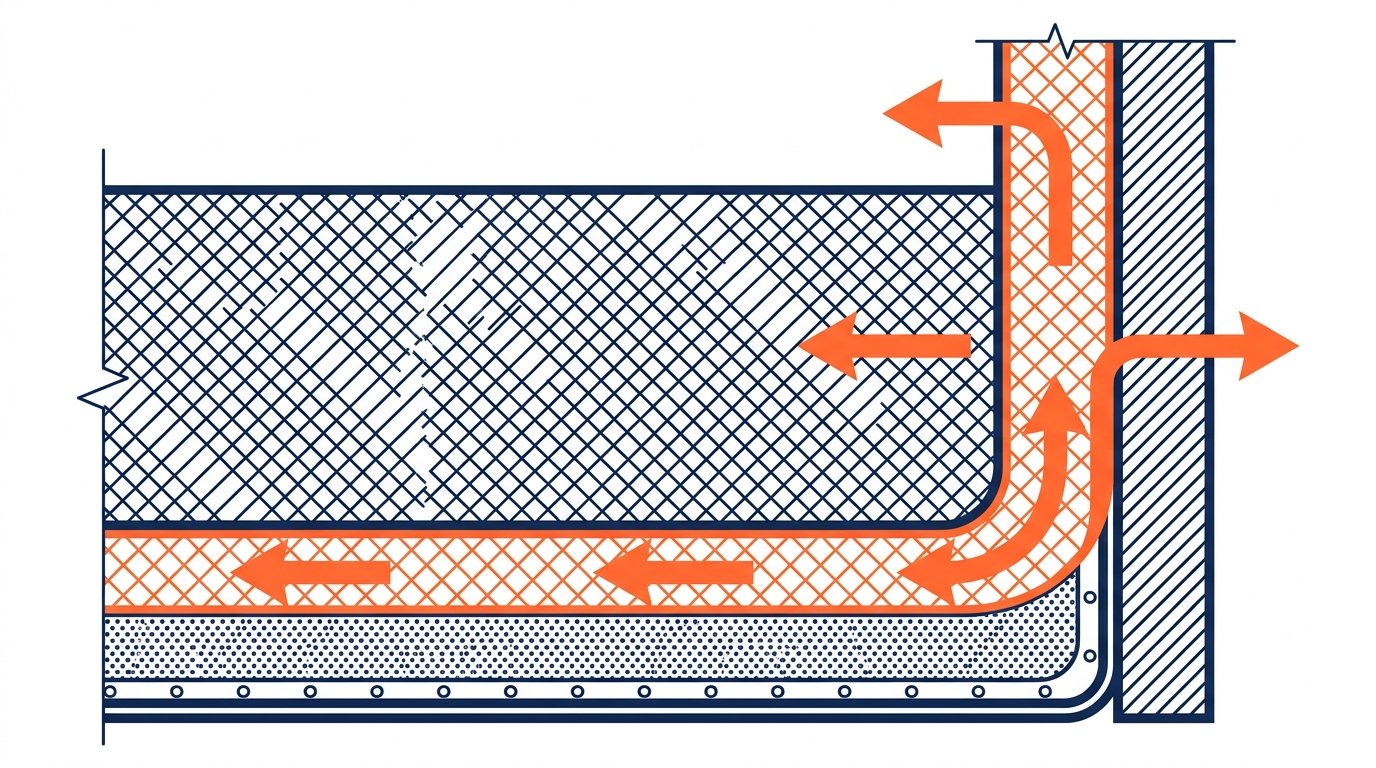 Épaisseur isolation dalle béton - rupteur de pont thermique en périphérie de dalle