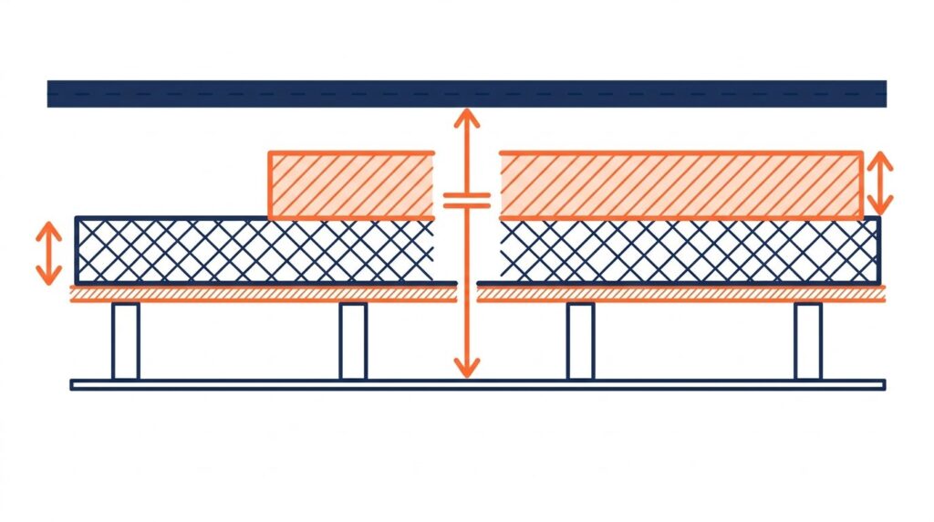 R minimum isolation plafond réglementation - coupe technique combles perdus